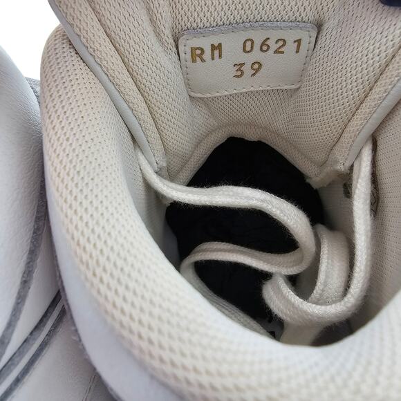 Celine High Top Sneakers Trainers CT-03 White Leather Shoes Size 39 US 9 - Picture 9 of 9